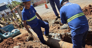 SAAE mantém manutenção emergencial na adutora Ana Pires