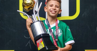 Jogador de Atibaia de apenas 9 anos é bicampeão pelo Palmeiras